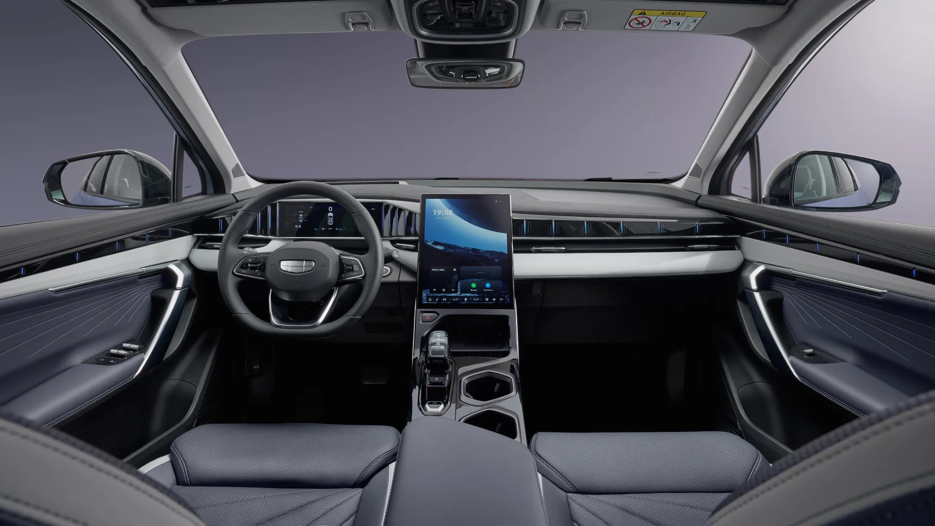 Geely Atlas: интерьер