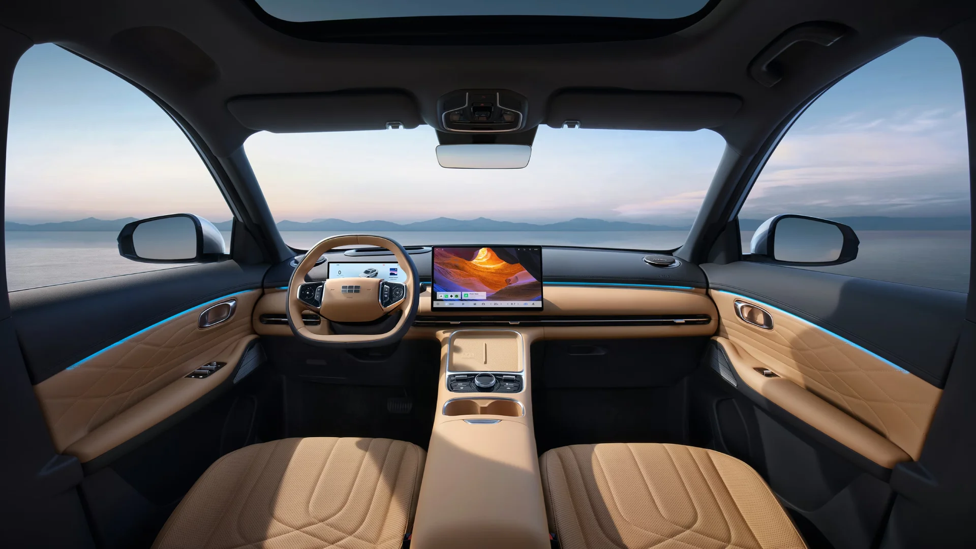 Geely EX5 Гибрид купить в Новосибирске
